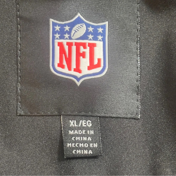 NFL Bengals 3 Layer Soft Shell Bonded Jacket Removable Hood NWT XL - Picture 12 of 15